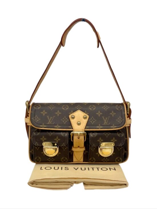 Louis Vuitton Handbags - Louis Vuitton 2006 Hudson PM Monogram Canvas Shoulder Bag Made in France